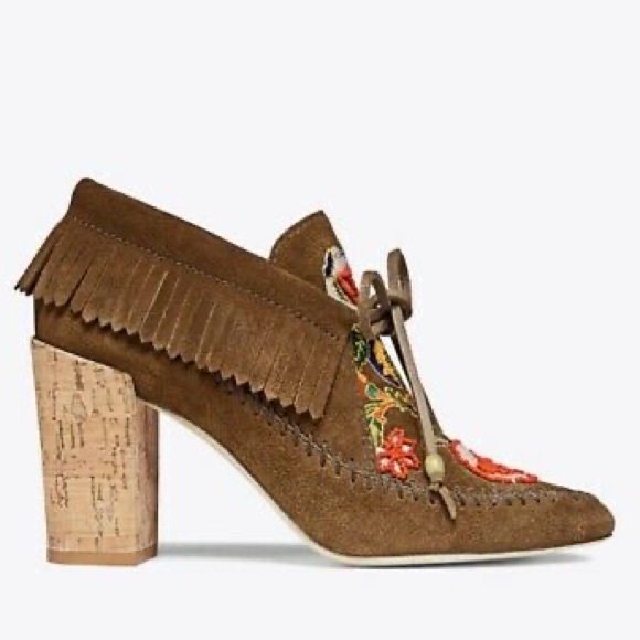 Tory Burch Shoes - Tory Burch Huntington Fringe Bootie